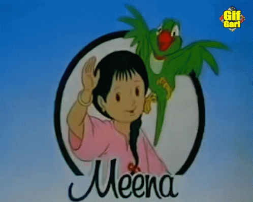 Meena Meena Cartoon GIF - Meena Meena Cartoon Mina Cartoon GIFs