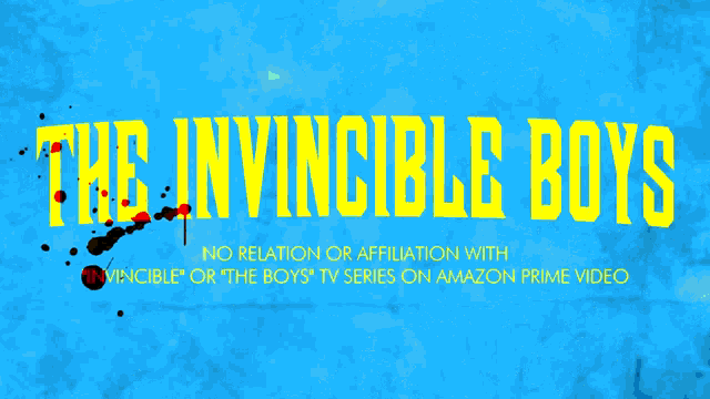 a poster for the invincible boys tv series on amazon prime