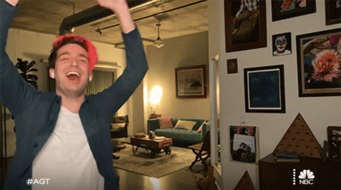 Excited Americas Got Talent GIF - Excited Americas Got Talent Yay GIFs
