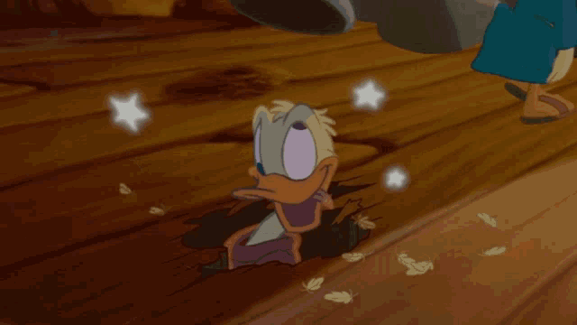 Donald Duck Dizzy GIF