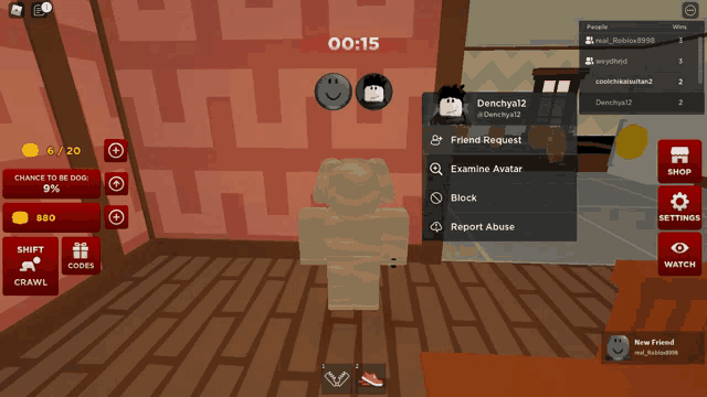 a screenshot of a video game with the time of 00:15 on it