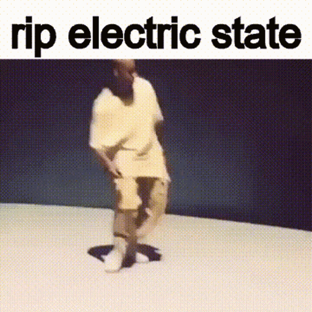 a man in a white shirt and shorts is dancing on a white surface .