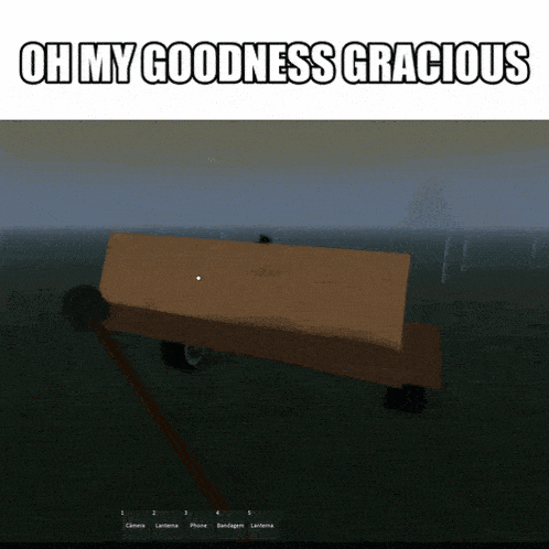 a screenshot of a game with the words oh my goodness gracious