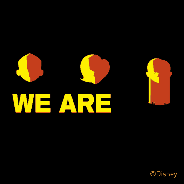 a poster that says we are incredible with cartoon characters