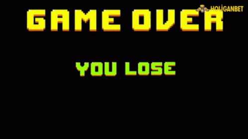 Oyun Bitti Loser GIF - Oyun Bitti Loser Game Over GIFs