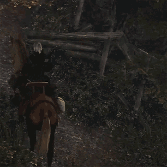Horse Riding Geralt Of Rivia GIF - Horse Riding Geralt Of Rivia The Witcher GIFs