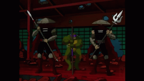 Donatello Fight GIF - Donatello Fight GIFs