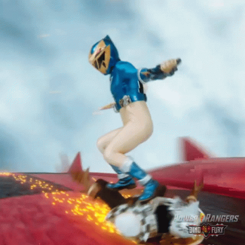 Surfing Aiyon GIF - Surfing Aiyon Dino Fury Gold Ranger GIFs