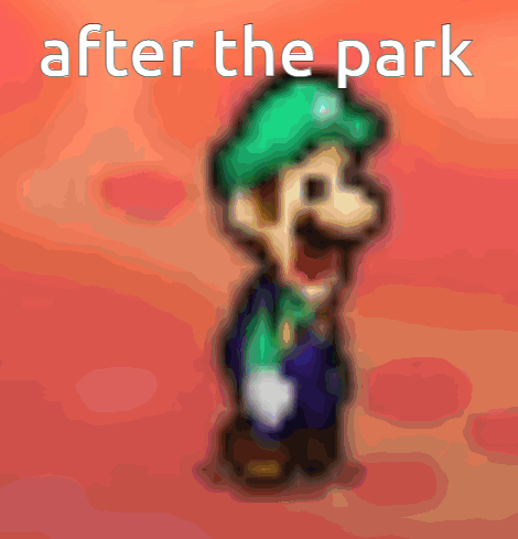 Luigi After The Park GIF - Luigi After The Park GIFs