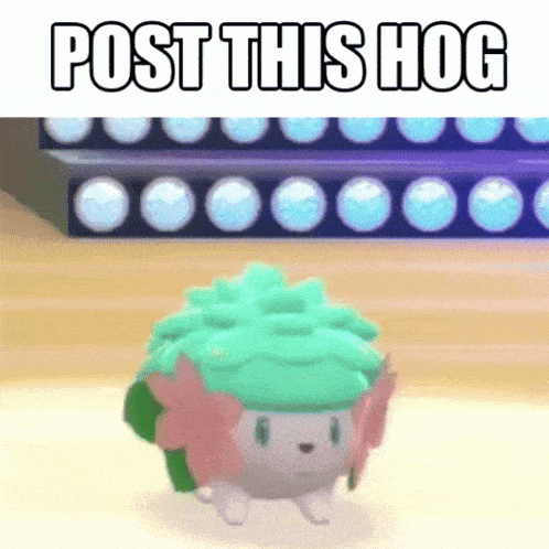 a picture of a pokemon with the words post this hog