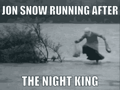 Jon Snow Running GIF - Jon Snow Running Night King GIFs