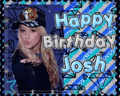 Happy Birthday Joshua GIF - Happy Birthday Joshua Blow Kiss GIFs