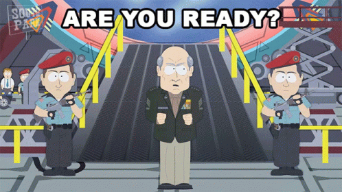 Are You Ready General Deckler GIF - Are You Ready General Deckler South Park GIFs