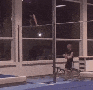 Gymnastics Accident GIF