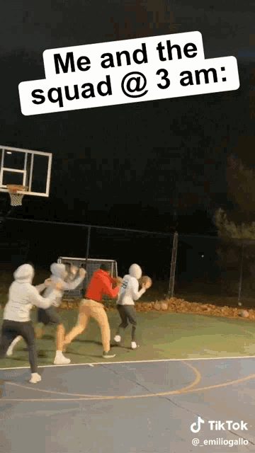 Me And The Squad At3am Weird GIF - Me And The Squad At3am Weird Basketball GIFs
