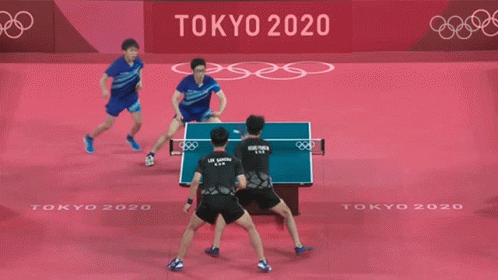 Playing Table Tennis Koki Niwa GIF - Playing Table Tennis Koki Niwa Jun Mizutani GIFs