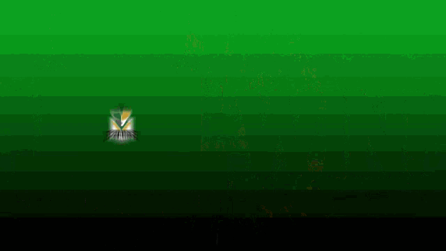 a green background with a few lines and a few dots