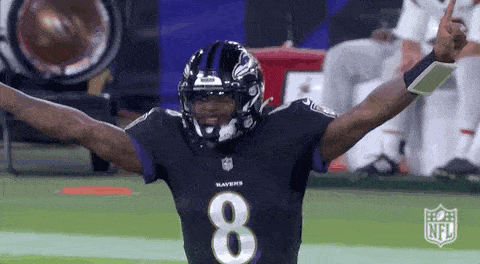 Lamar Jackson Baltimore Ravens GIF - Lamar Jackson Baltimore Ravens Pointing GIFs