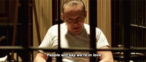 Hannibal Lecter People Will Say Were In Love GIF - Hannibal Lecter People Will Say Were In Love Silenceofthelamb GIFs