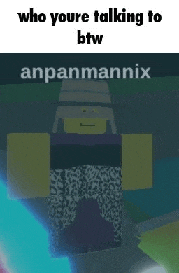 a cartoon character is talking to a person in a video game .