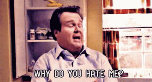 Why Do You Hate Me Haters Gonna Hate GIF - Why Do You Hate Me Haters Gonna Hate Cameron Tucker GIFs