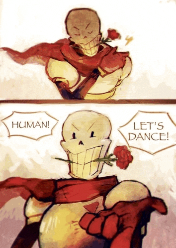 a drawing of a skeleton holding a rose and saying " human "