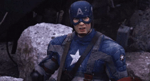 Captain America Salute GIF - Captain America Salute Thanks GIFs
