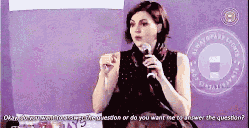Lana Parrilla Do You Want Me To Answer The Question GIF - Lana Parrilla Do You Want Me To Answer The Question GIFs