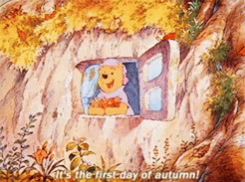 Autumn Fall GIF - Autumn Fall Pooh GIFs