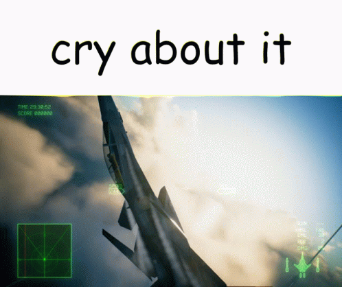 Cry About It Ace Combat GIF - Cry About It Ace Combat Ace Combat7 GIFs