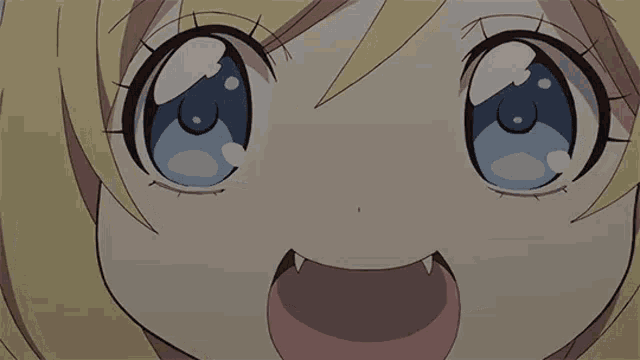 a close up of a cartoon character making a funny face