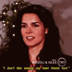 a tnt advertisement for rizzoli and isles