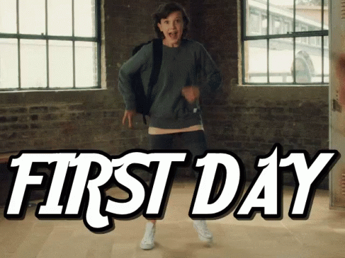 First Day Happy First Day Of School GIF - First Day Happy First Day Of School Back To School GIFs