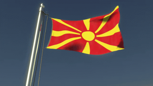North Macedonia Flag GIF - North Macedonia Flag Flag Waver GIFs