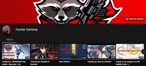 a youtube channel called hunter gamma shows a raccoon with a gun