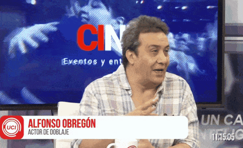 a man with the name alfonso obregon on his shirt