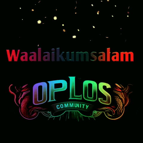 a sign that says waalaikumsalam oplos community