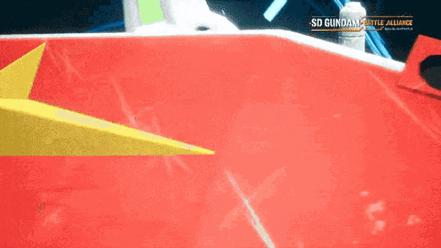 a video game called sd gundam battle alliance is being shown