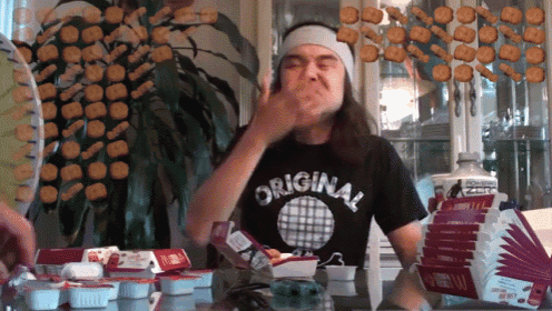 Eating 120 Chicken Nuggets GIF - Yummy Megatoad Stonie GIFs