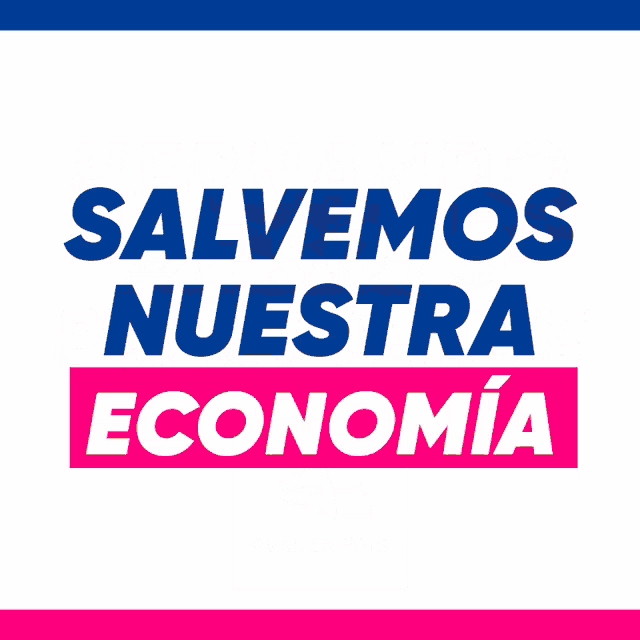 a man in a suit stands in front of a blue background with a logo for avanza pais