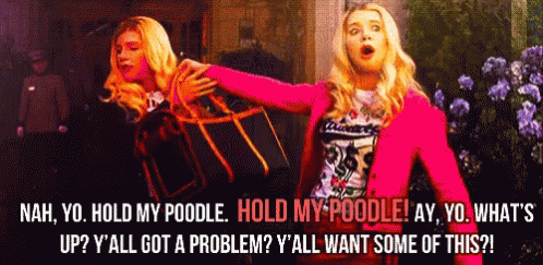 White Chicks Hold My Poodle GIF - White Chicks Hold My Poodle Got A Problem GIFs