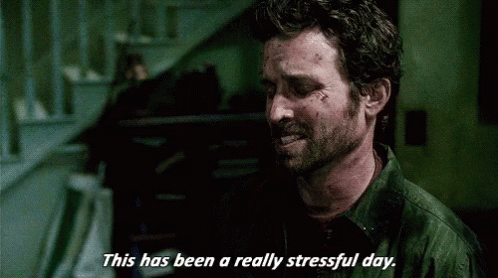 Chuck This Has Been A Really Stressful Day GIF - Chuck This Has Been A Really Stressful Day Supernatural GIFs