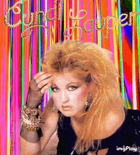Cyndi Lauper Girls Just Wanna Have Fun GIF - Cyndi Lauper Girls Just Wanna Have Fun 1980s GIFs
