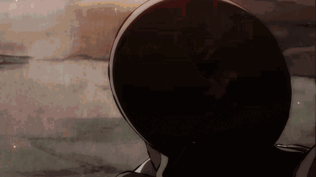 a person 's head is visible in a black and white drawing
