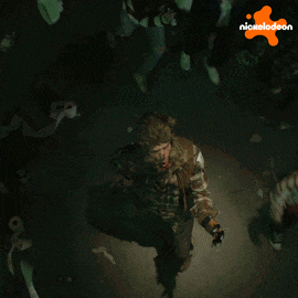 a man in a werewolf costume is on a nickelodeon advertisement
