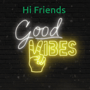 a neon sign that says good vibes on it
