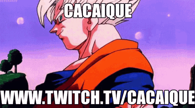 a cartoon of a man with the words cacaique www.twitch.tv/cacaique on the bottom