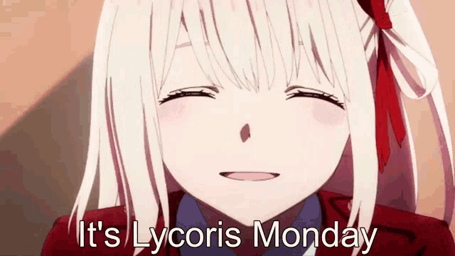 Lycoris Recoil Lycoreco GIF - Lycoris Recoil Lycoreco Monday GIFs