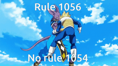 Rules Rule 1056 GIF - Rules Rule 1056 Dragon Ball Rules GIFs