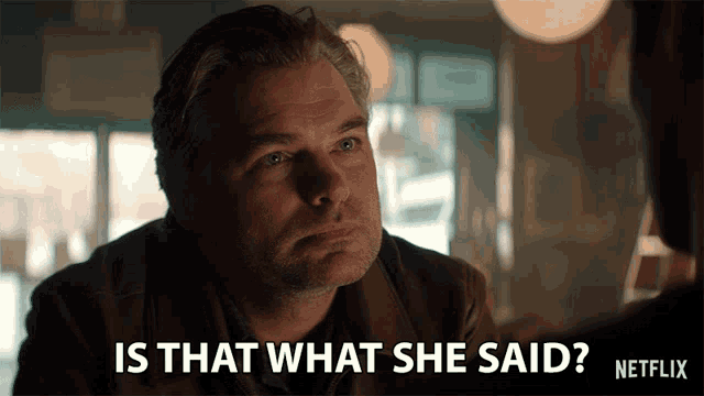 a netflix advertisement shows a man talking to another man